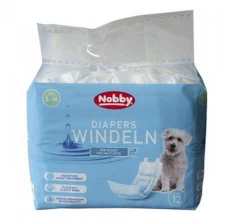 Pieluchy dla psa Nobby (dla płci męskiej) S-M 30-46cm 12szt. - Nobby zdjęcie 1