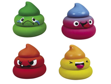 Lateksowa zabawka dla psa Nobby Emotion Poops 8cm - kupy emocji - Nobby zdjęcie 2