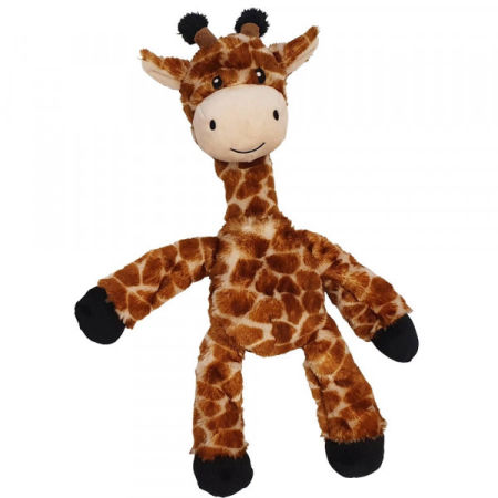 Pluszowa zabawka dla psa Nobby plush animal with rope inside Giraffe 42cm -pluszowa żyrafa wypełniona sznurem bez piszczałki - Nobby zdjęcie 1