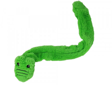 Pluszowa zabawka dla psa Nobby plush animal with rope inside Crocodile 55cm -pluszowy krokodyl wypełniony sznurem z piszczałką - Nobby zdjęcie 1