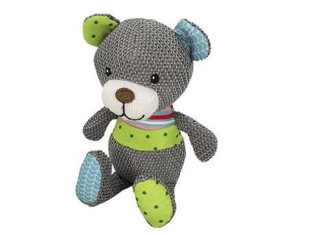Pluszowa zabawka dla psa Nobby Display plush bear 20cm - pluszowo-materiałowe misie z piszczałką - Nobby zdjęcie 2
