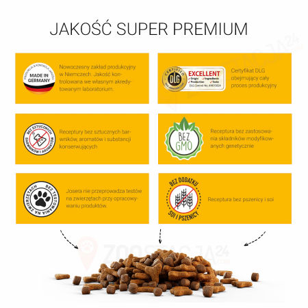 Josera CATELUX z pyszną kaczką dla wybrednych kotów 10 kg - Josera zdjęcie 3