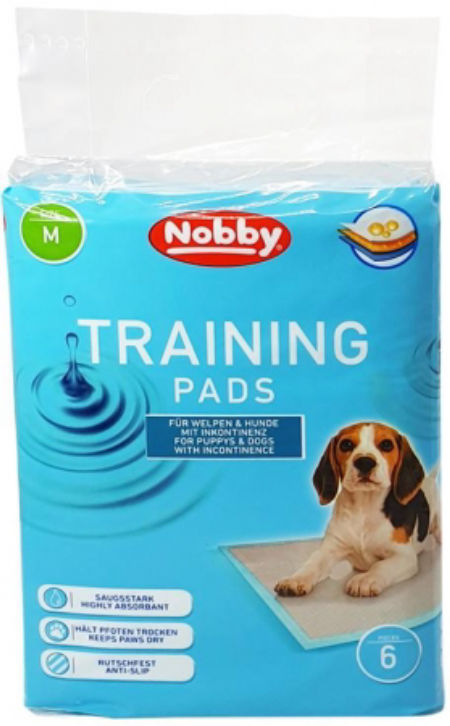 Training Pads Nobby maty dla psa M 62,5x48cm 6szt/op- podkłady do nauki sikania lub seniora - Nobby zdjęcie 1