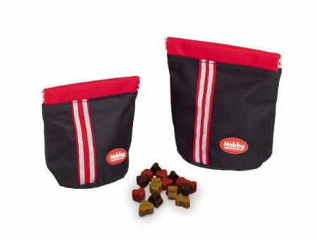 Nylonowa torebka - pojemnik na przysmaki dla psa lub kota Nobby 11x11cm z samozamykający się zatrzaskiem - Nobby zdjęcie 1