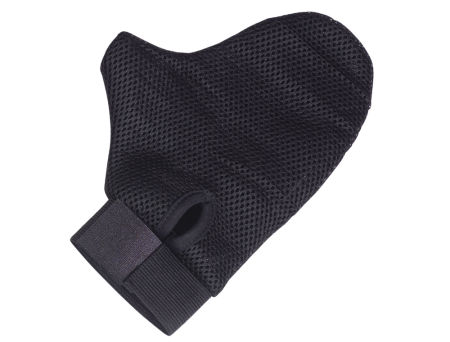 Rękawica pielęgnacyjna NOBBY z gumową i siatkowaną warstwą (czarno/niebieska) - Nobby zdjęcie 2