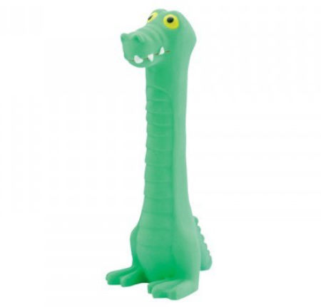 Lateksowa zabawka dla psa Nobby Crocodile 18cm - zielony krokodyl - Nobby zdjęcie 1