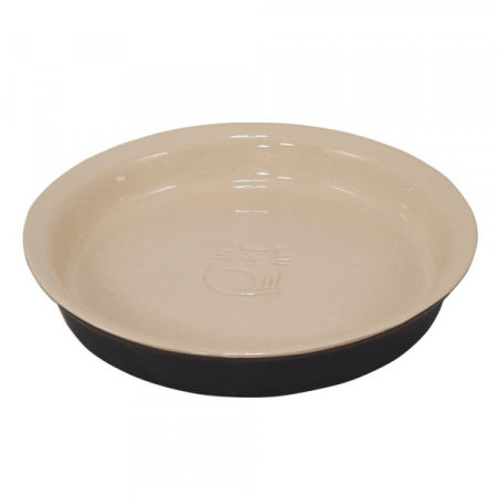 Miska ceramiczna Nobby dla kota "Miska" czarno- kremowa 0,25 L  Ø 16x2,5cm - Nobby zdjęcie 1