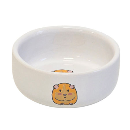Miska ceramiczna Nobby "Hamster" dla gryzoni - myszki / chomika 100ml  Ø 8,0x3,5cm biała - Nobby zdjęcie 2