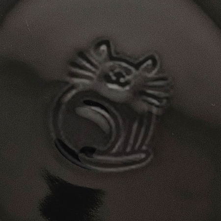 Miska ceramiczna - talerzyk dla kota  czarny  0,1 L  Ø 14x2,0cm - Nobby zdjęcie 2