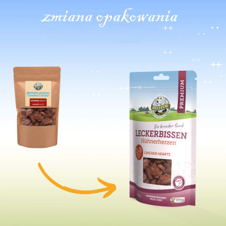 Bellfor liofilizowany przysmak 50g - kurze serca 100% mięsa, naturalne - Bellfor zdjęcie 3