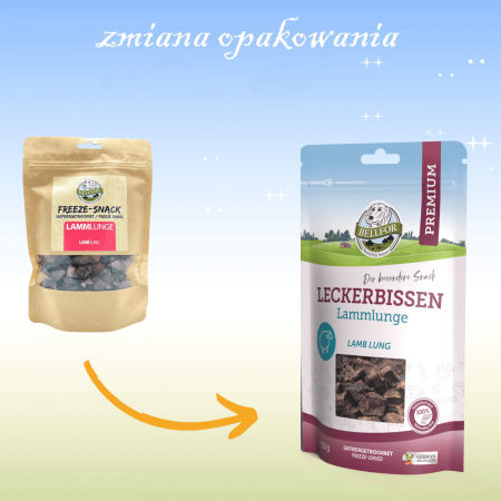 Bellfor liofilizowany przysmak 50g - płuca jagnięce 100% mięsa, naturalne - Bellfor zdjęcie 3