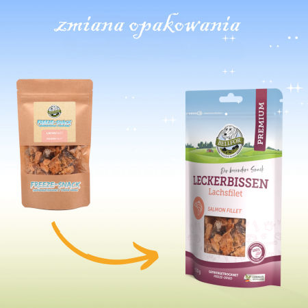 Bellfor liofilizowany przysmak 50g - filet z łososia 100% mięsa, naturalne - Bellfor zdjęcie 3
