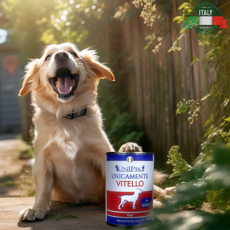 UniPro Unicamente karma dla psa monoproteinowa, monobiałkowa 400g cielęcina - 100% mięsa, bez podrobów, dla alergików ZESTAW 6*400g - UniPro zdjęcie 1