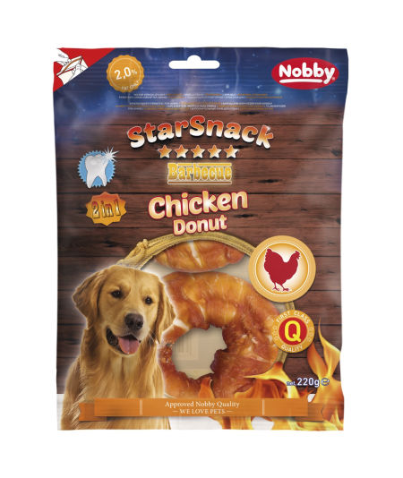 Przysmak dla psa Starsnack Chicken Donut Nobby 220g - z kurczakiem - Nobby zdjęcie 1