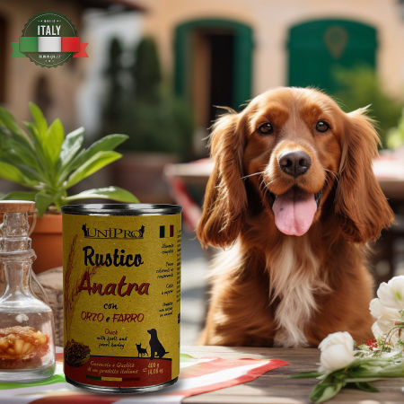 UniPro Rustico karma dla psa 400g kaczka z jęczmieniem i orkiszem ZESTAW 6*400g - UniPro zdjęcie 2