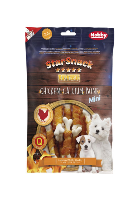 Przysmak dla psa Starsnack Chicken Calcium Bone Nobby 375g - z kurczakiem - Nobby zdjęcie 1