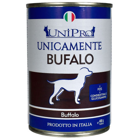 UniPro Unicamente karma dla psa monoproteinowa, monobiałkowa 400g bawół - 100% mięsa, bez podrobów, dla alergików - UniPro zdjęcie 2
