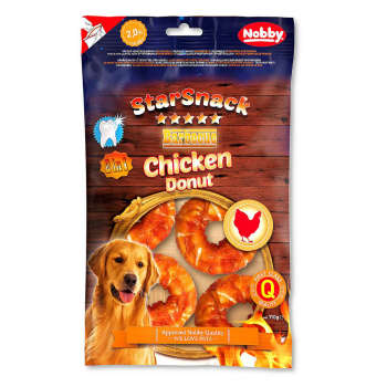 Przysmak dla psa Starsnack Chicken Donut Nobby 110g - z kurczakiem - Nobby zdjęcie 1