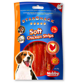 Przysmak dla psa Starsnack Soft Chicken Strips 70g Nobby - stripy z kurczaka - Nobby zdjęcie 1