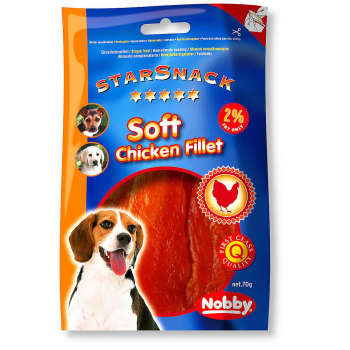 Przysmak dla psa Starsnack Soft Chicken Fillet 70g Nobby - filety z kurczaka - Nobby zdjęcie 1