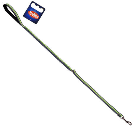 Smycz dla psa Nobby Variado XS-S z amortyzatorem 15mm /1,1- 1,4m prosta żółta - Nobby zdjęcie 1