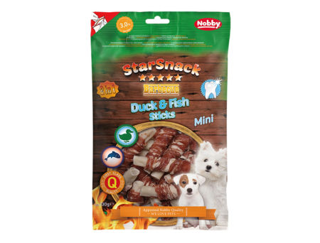 Przysmak dla psa Starsnack Duck & Fish Stick Nobby 130g - mini pałeczki dla małych psów z rybą i kaczką - Nobby zdjęcie 1