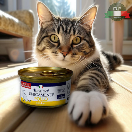 UniPro Unicamente karma dla kota dorosłego monoproteinowa, monobiałkowa 85g kurczak - 100% mięsa, bez podrobów, dla alergików - UniPro zdjęcie 2