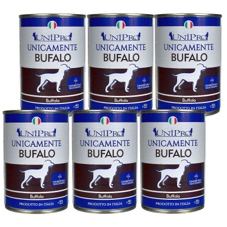 UniPro Unicamente karma dla psa monoproteinowa, monobiałkowa 400g bawół - 100% mięsa, bez podrobów, dla alergików ZESTAW 6*400g - UniPro zdjęcie 2