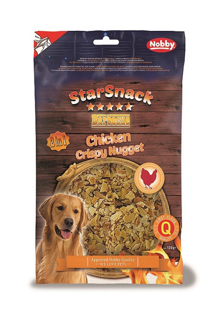 Przysmak dla psa Starsnack Barbecue Chicken Crispy Nugget Nobby 120g - z kurczakiem - Nobby zdjęcie 1