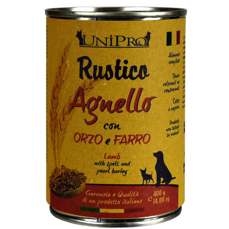 UniPro Rustico karma dla psa 400g jagnięcina z jęczmieniem i orkiszem - UniPro zdjęcie 2