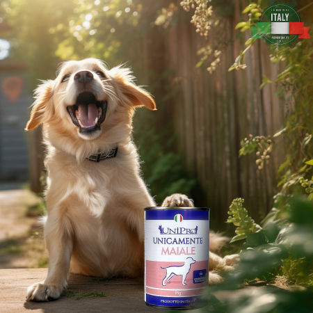 UniPro Unicamente karma dla psa monoproteinowa, monobiałkowa 400g wieprzowina - 100% mięsa, bez podrobów, dla alergików ZESTAW 6*400g - UniPro zdjęcie 1