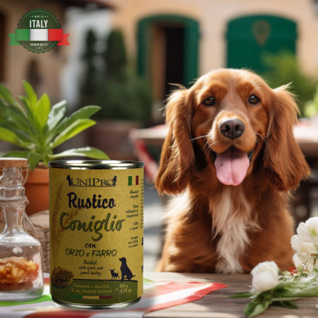 UniPro Rustico karma dla psa 400g królik z jęczmieniem i orkiszem ZESTAW 6*400g - UniPro zdjęcie 2