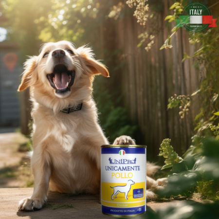 UniPro Unicamente karma dla psa monoproteinowa, monobiałkowa 400g kurczak - 100% mięsa, bez podrobów, dla alergików - UniPro zdjęcie 1