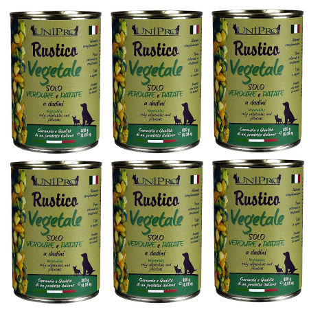 UniPro Rustico Vege karma dla psa 400g mieszanka warzywna ZESTAW 6*400 - UniPro zdjęcie 1