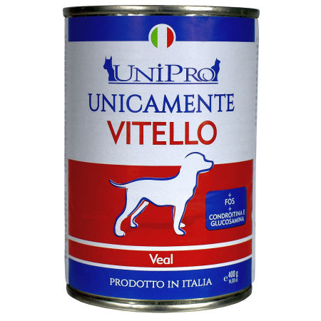 UniPro Unicamente karma dla psa monoproteinowa, monobiałkowa 400g cielęcina - 100% mięsa, bez podrobów, dla alergików - UniPro zdjęcie 2