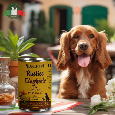 UniPro Rustico karma dla psa 400g dzik z ryżem i warzywami - UniPro zdjęcie 1