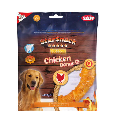 Przysmak dla psa Starsnack Chicken Donut XL Nobby 220 g - z kurczakiem - Nobby zdjęcie 1