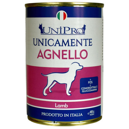 UniPro Unicamente karma dla psa monoproteinowa, monobiałkowa 400g jagnięcina - 100% mięsa, bez podrobów, dla alergików - UniPro zdjęcie 2