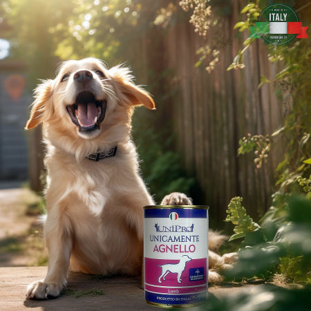 UniPro Unicamente karma dla psa monoproteinowa, monobiałkowa 400g jagnięcina - 100% mięsa, bez podrobów, dla alergików - UniPro zdjęcie 1