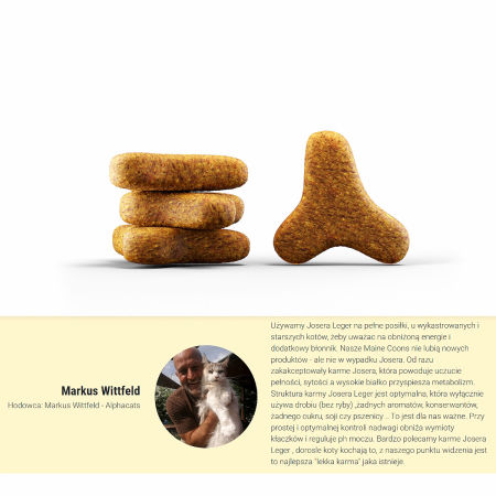 Josera LEGER 10 kg karma light dla kota z nadwagą wykastrowanego - Josera zdjęcie 2