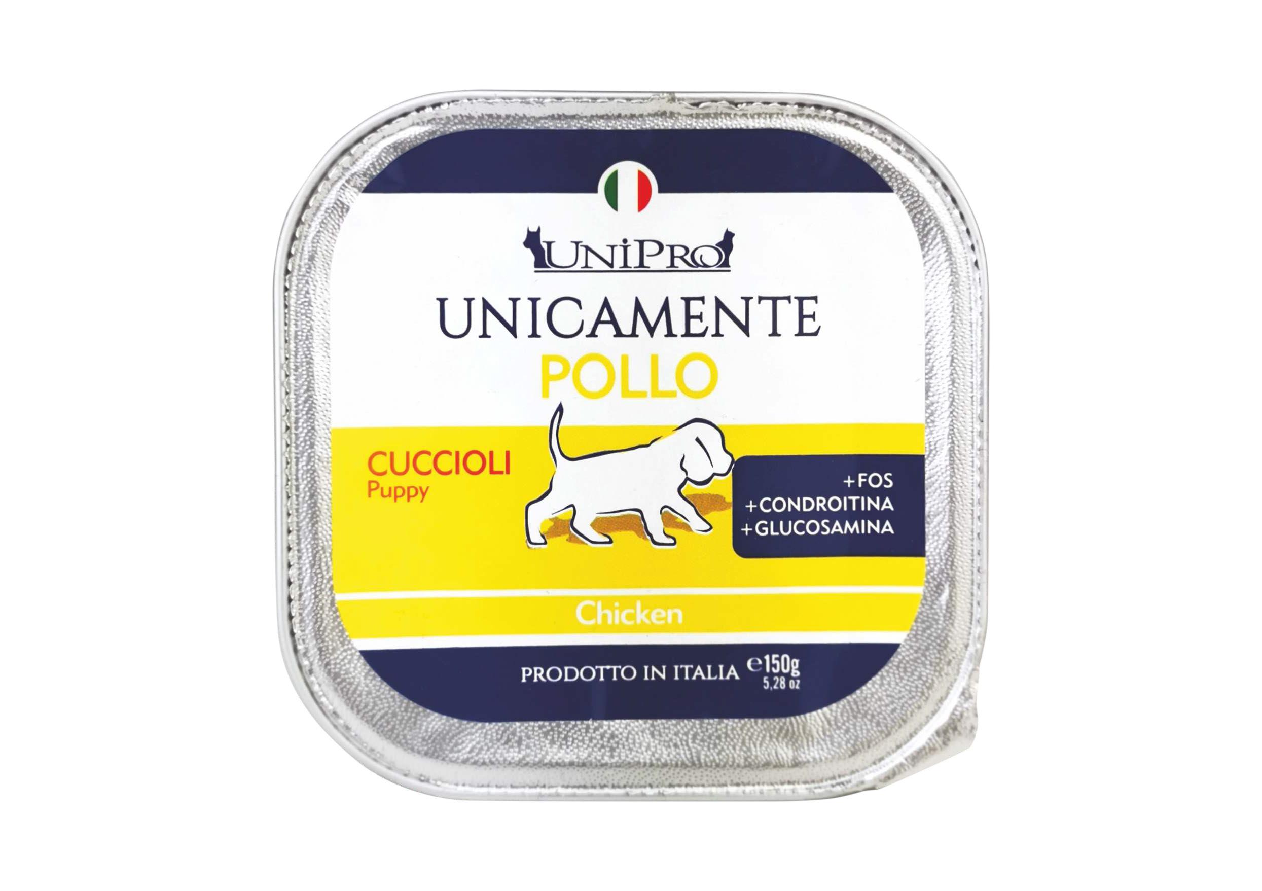 UniPro Unicamente karma dla psa szczeniaka monoproteinowa, monobiałkowa 150g kurczak - 100% mięsa, bez podrobów, dla alergików - UniPro zdjęcie 1