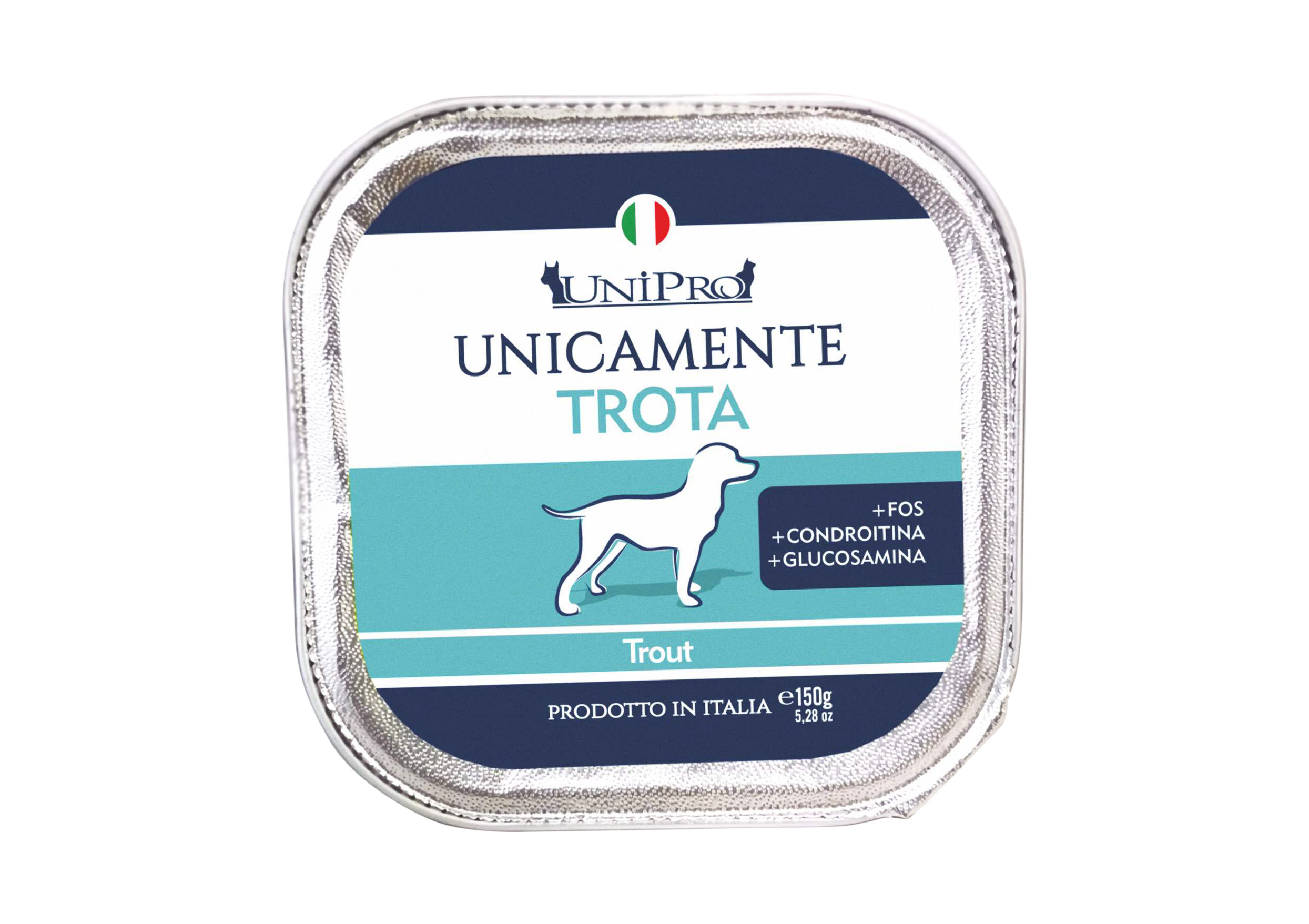 UniPro Unicamente karma dla psa monoproteinowa, monobiałkowa 150g pstrąg - 100% mięsa, bez podrobów, dla alergików - UniPro zdjęcie 1