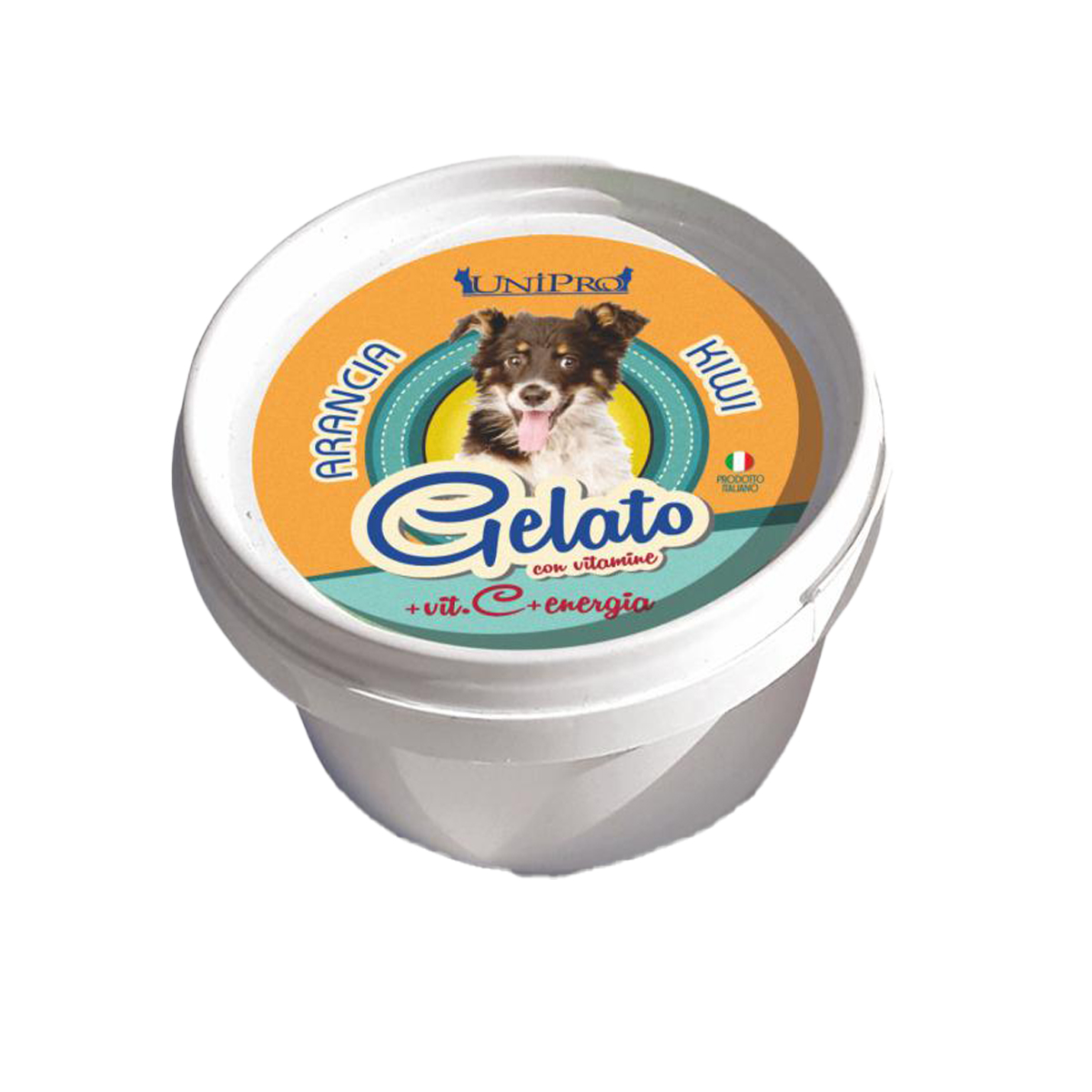 UniPro Gelato włoskie lody dla psa pomarańczowe z kiwi 60g +witamina C +eneria - UniPro zdjęcie 1