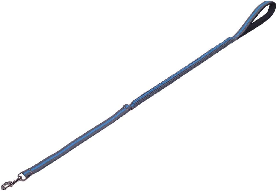 Smycz dla psa Nobby Variado L z amortyzatorem 25mm /1,1- 1,4m prosta niebieska - Nobby zdjęcie 1
