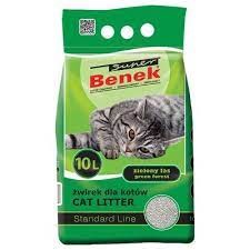 Żwirek dla kota Super Benek STANDARD ZIELONY LAS 10l - Certech zdjęcie 1